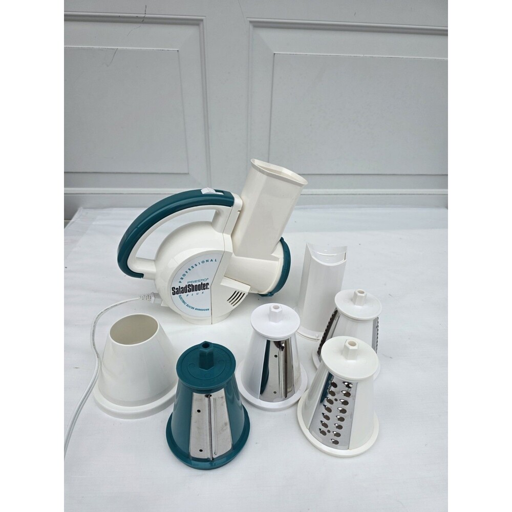 Presto Professional Salad Shooter Plus Electric Slicer Shredder Grater Blades
